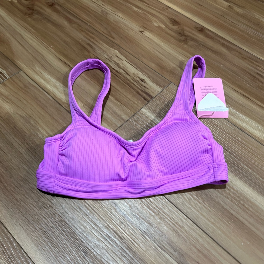 Stoney Clover Lane Pink Bikini Top - Picture 1 of 2